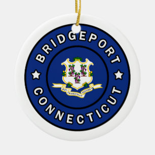 Bridgeport Connecticut Keramik Ornament