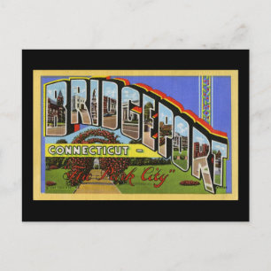 Bridgeport Connecticut Postkarte