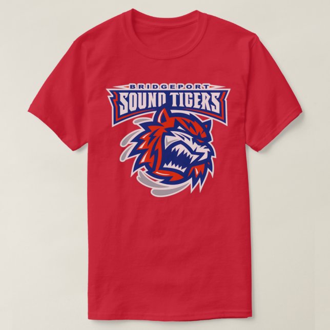 Bridgeport Sound Tigers 2 T-Shirt (Design vorne)