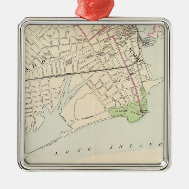 Bridgeport, Süd Ornament Aus Metall (Vorne)