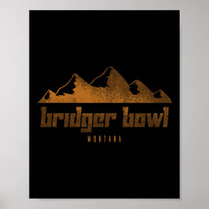 Bridger Bowl Berge Montana Wandern im Freien Poster