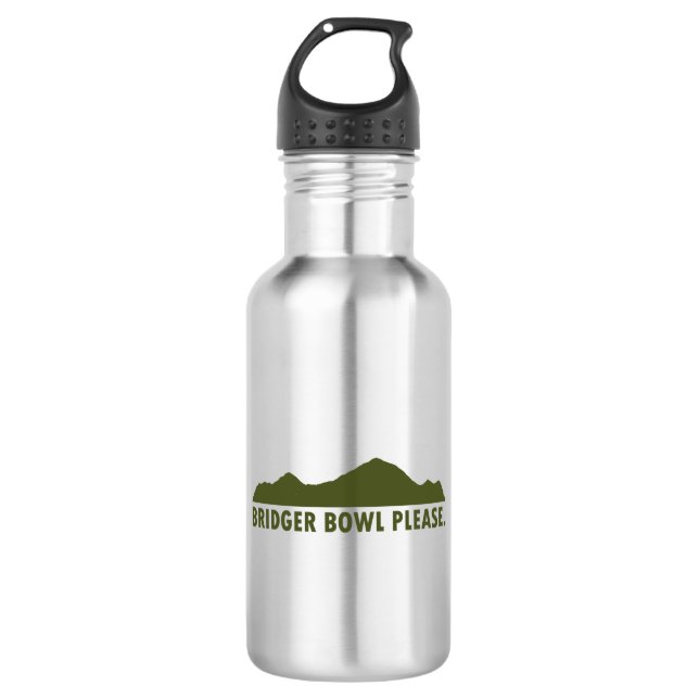 Bridger Bowl Bitte Edelstahlflasche (Vorderseite)