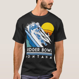 Bridger Bowl Montana Retro Ski T-Shirt