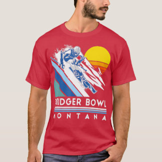 Bridger Bowl Montana Retro Ski T-Shirt