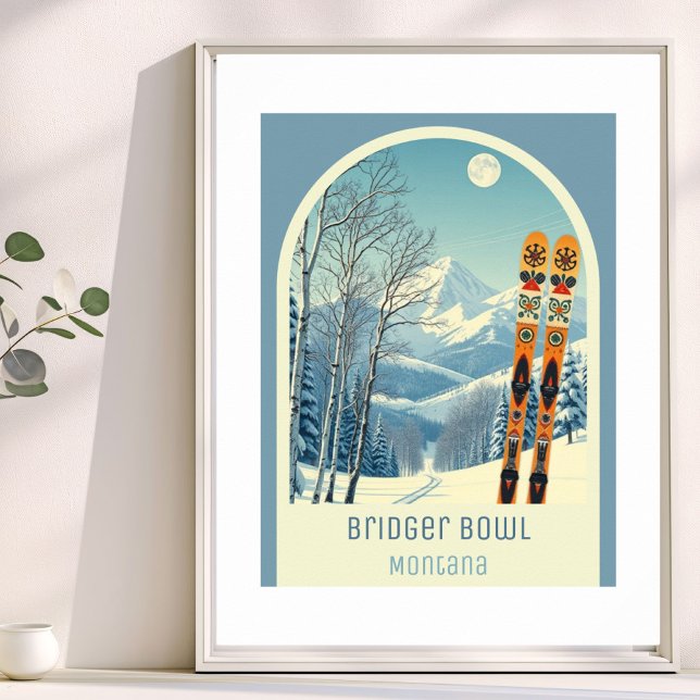 Bridger Bowl Montana Skigebiet Poster (Von Creator hochgeladen)