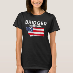 Bridger Montana USA Staat America Travel Montana T-Shirt