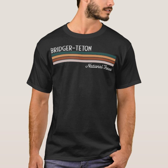 Bridger Teton National Forest T-Shirt (Vorderseite)