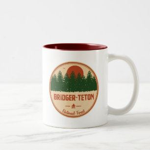 Bridger-Teton-Nationalwald Zweifarbige Tasse
