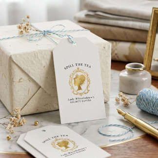 Bridgerton-Brautjungfernparty Geschenkanhänger