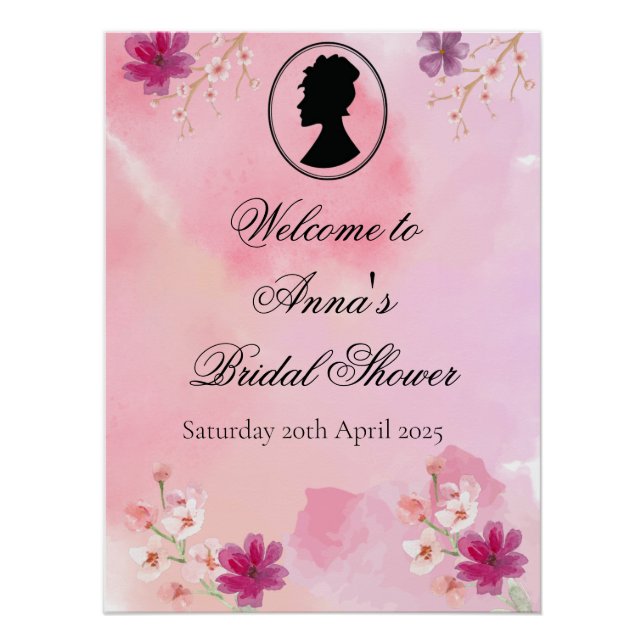 Bridgerton Bridal Shower Poster (Vorderseite)