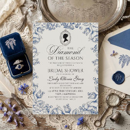 Bridgerton Diamond of the Season Brautparty Einladung