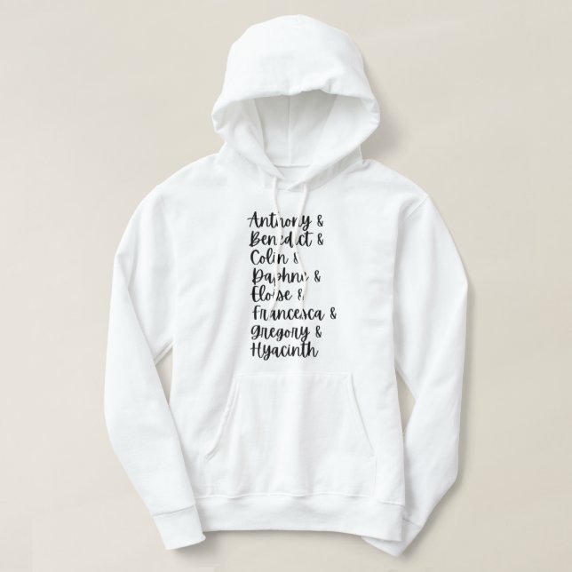Bridgerton Familie Hoodie (Design vorne)