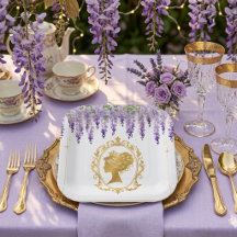 Bridgerton Floral Goldene Hochzeitsshower-Einladun