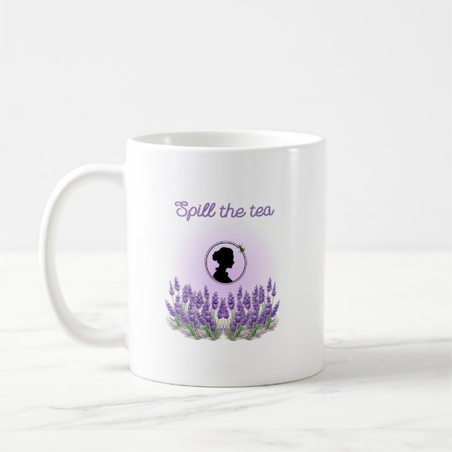 Bridgerton inspirierte Tasse (Links)