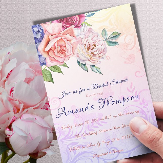 Bridgerton Theme Brautparty Teezeremonie Party Bru Einladung (Von Creator hochgeladen)