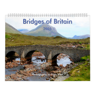 Bridges of Britain 2026 Calendar Kalender