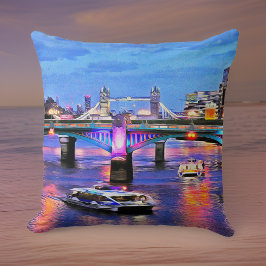 Bridges of London Throw Pillow Kissen