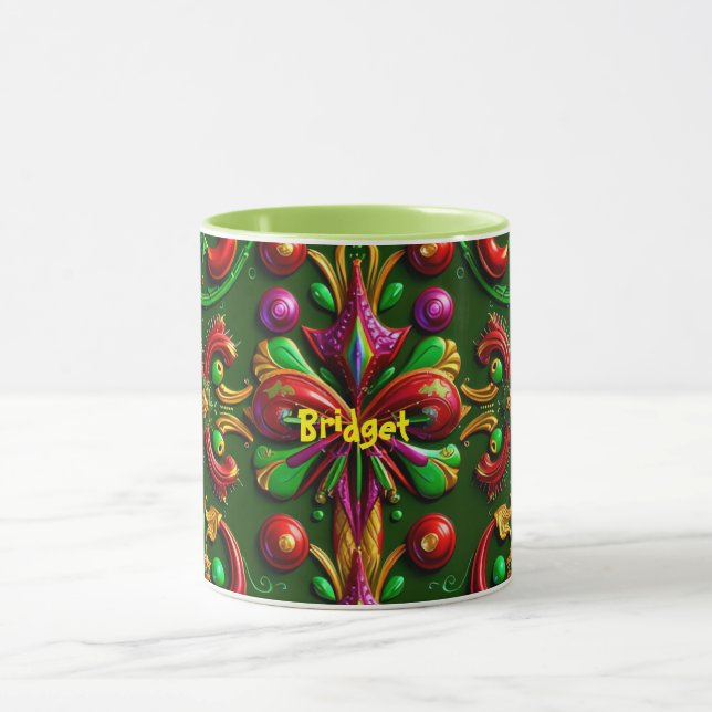 BRIDGET ~ CHRISTMAS ~ 3D ~ Multicolor ~ Tasse (Zentrum)
