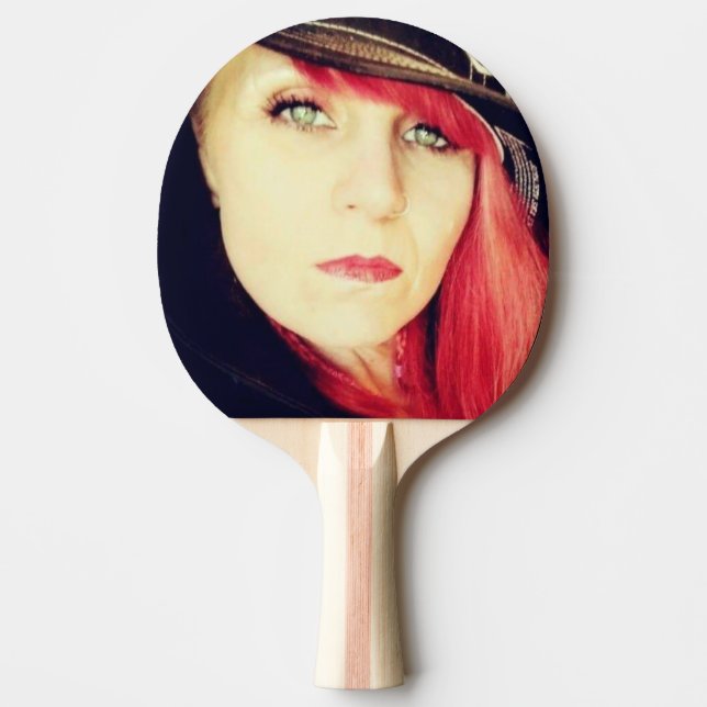 Bridget Evans Ping Pong Paddle Tischtennis Schläger (Vorderseite)