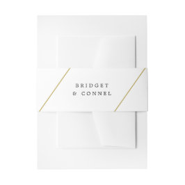 Bridget Geometric Modern Wedding Einladungsbanderole