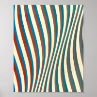 Bridget Riley abstrakte Malerei