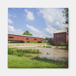 Bridgeton-Brücke und Mühle Magnet