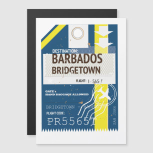 Bridgetown Barbados Fahrkarte Magnetkarte