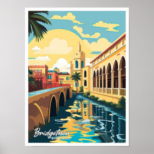 Bridgetown Barbados Kunst, Dichtung und Musik Poster