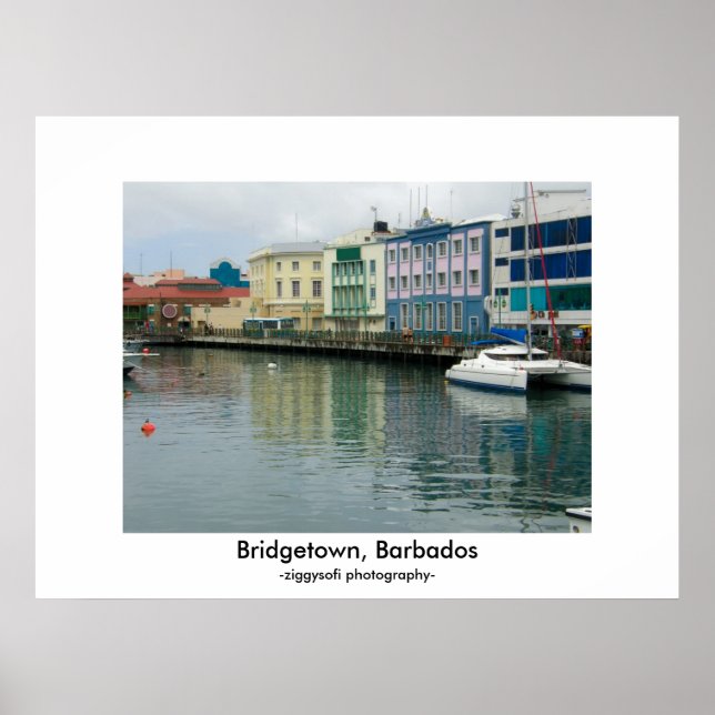 Bridgetown, Barbados-Plakatdruck Poster (Vorne)