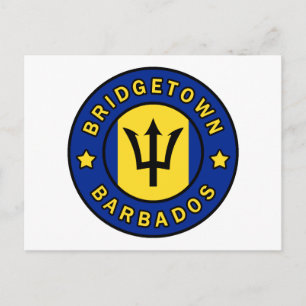 Bridgetown Barbados Postkarte