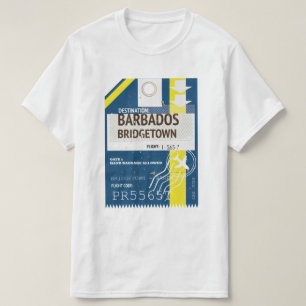 Bridgetown Barbados Reisegutschein T-Shirt