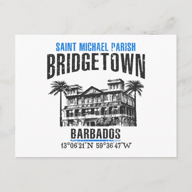 Bridgetown Postkarte (Vorderseite)