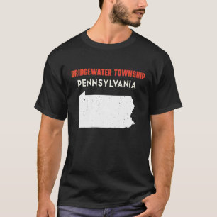 Bridgewater Township Pennsylvania USA Staat Americ T-Shirt