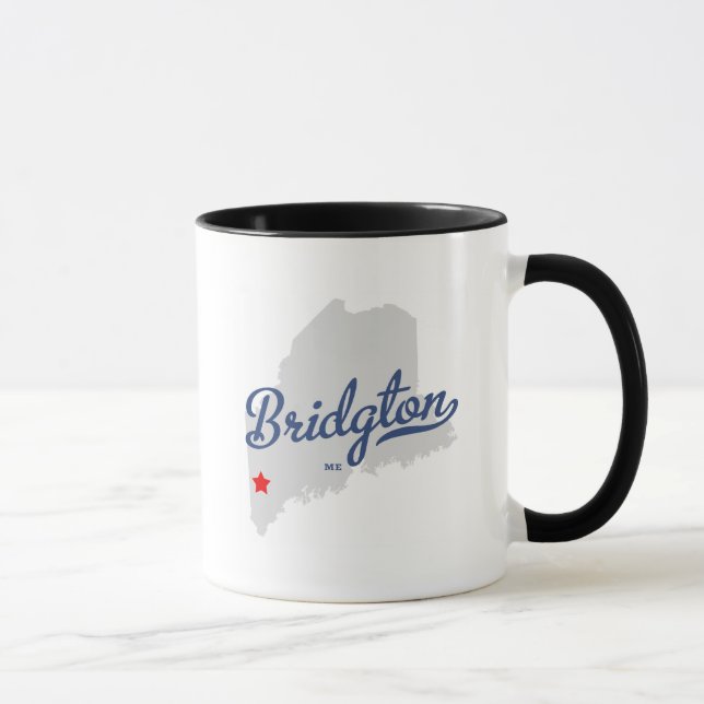 Bridgton Maine ICH Shirt Tasse (Rechts)