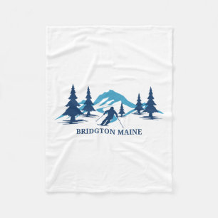 Bridgton Maine Ski Resort Skifahren _1 Fleecedecke