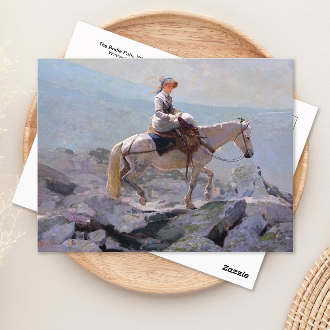 Bridle Path White Mountains Winslow Homer Postkarte (Von Creator hochgeladen)