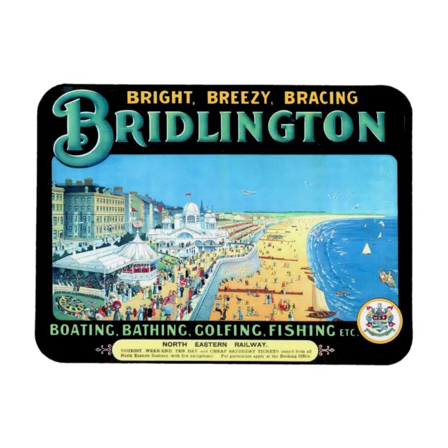 Bridlington am Meer Magnet (Horizontal)