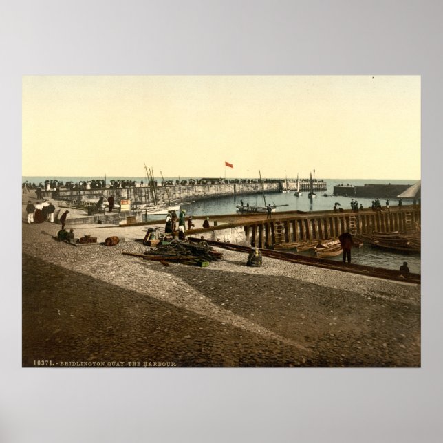 Bridlington Harbour II, Yorkshire, England Poster (Vorne)