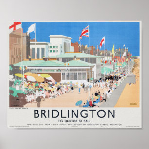 Bridlington UK Vintage Poster 1939