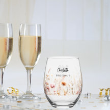 Bridmaid Wildblumen beige pink