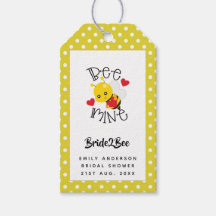 Brie 2 Bee Mine Yellow Polkad Dots Brautparty