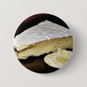 Brie De Meux Käse Button