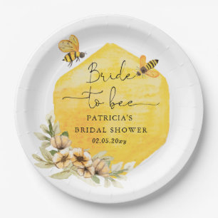 Brie to bee Honeybee Brautparty Pappteller
