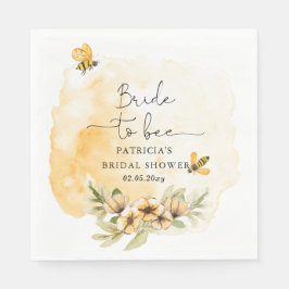 Brie to bee Honeybee Brautparty Serviette