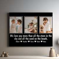 Brief an Mama oder Vater Personalisiertes Foto