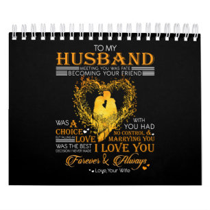 Brief an mein Ehemann, Liebe Husband Geschenk Kalender