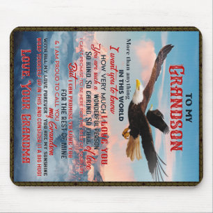 Brief an mein Grandson Geschenk, Liebe Baby Boy Ge Mousepad