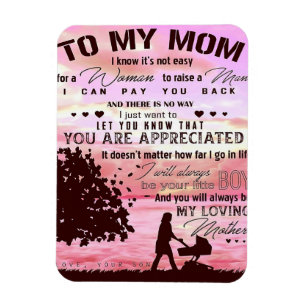 Brief an meine Mama Brief an die Familie Magnet