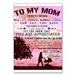 Brief an meine Mama   Brief an die Familie Tischnummer