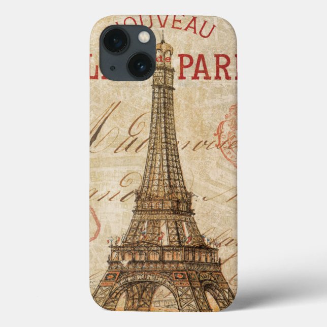Brief aus Paris Case-Mate iPhone Hülle (Rückseite)